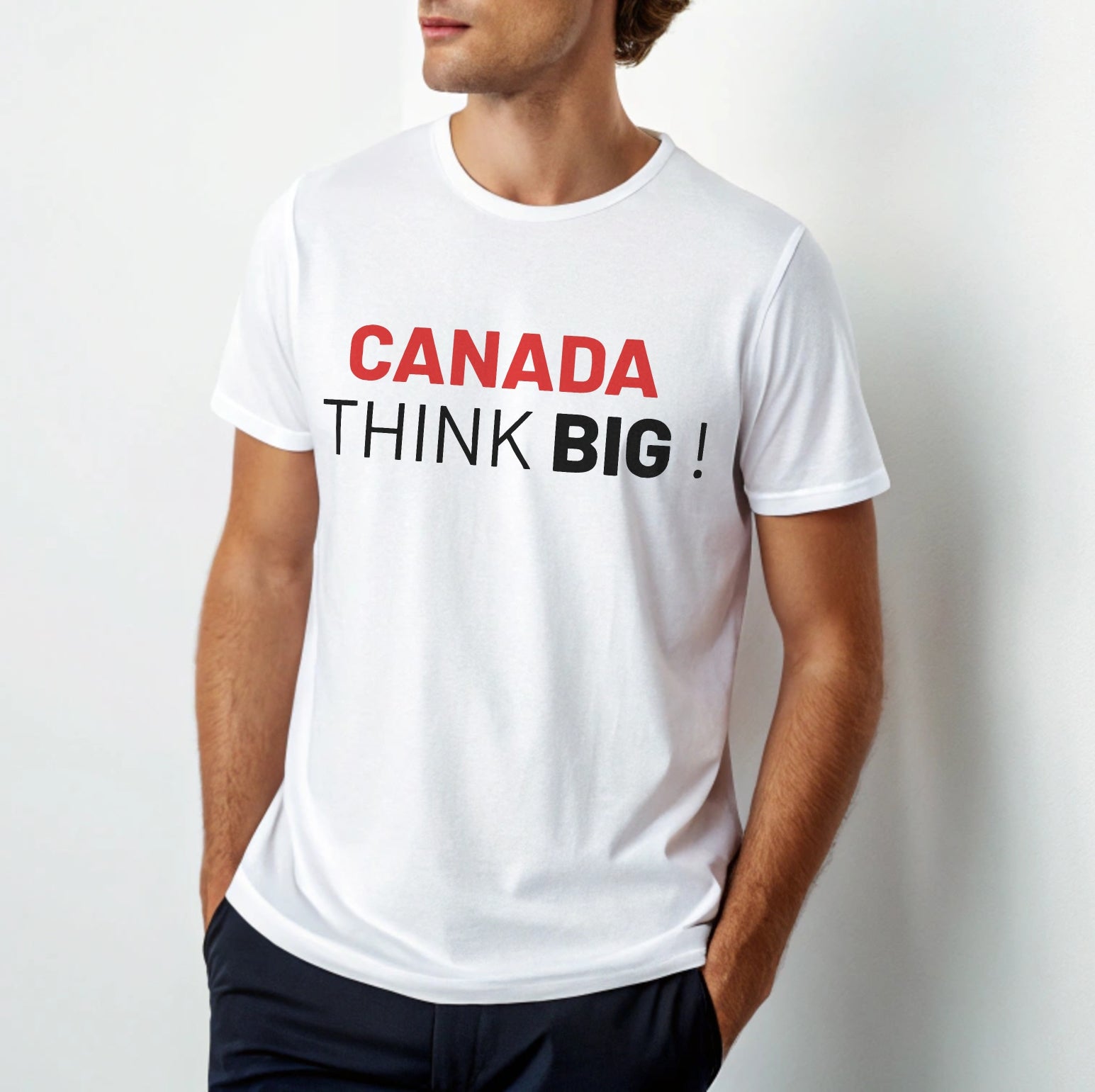 T-Shirt «Canada Think Big!» – Grand visuel – Homme –