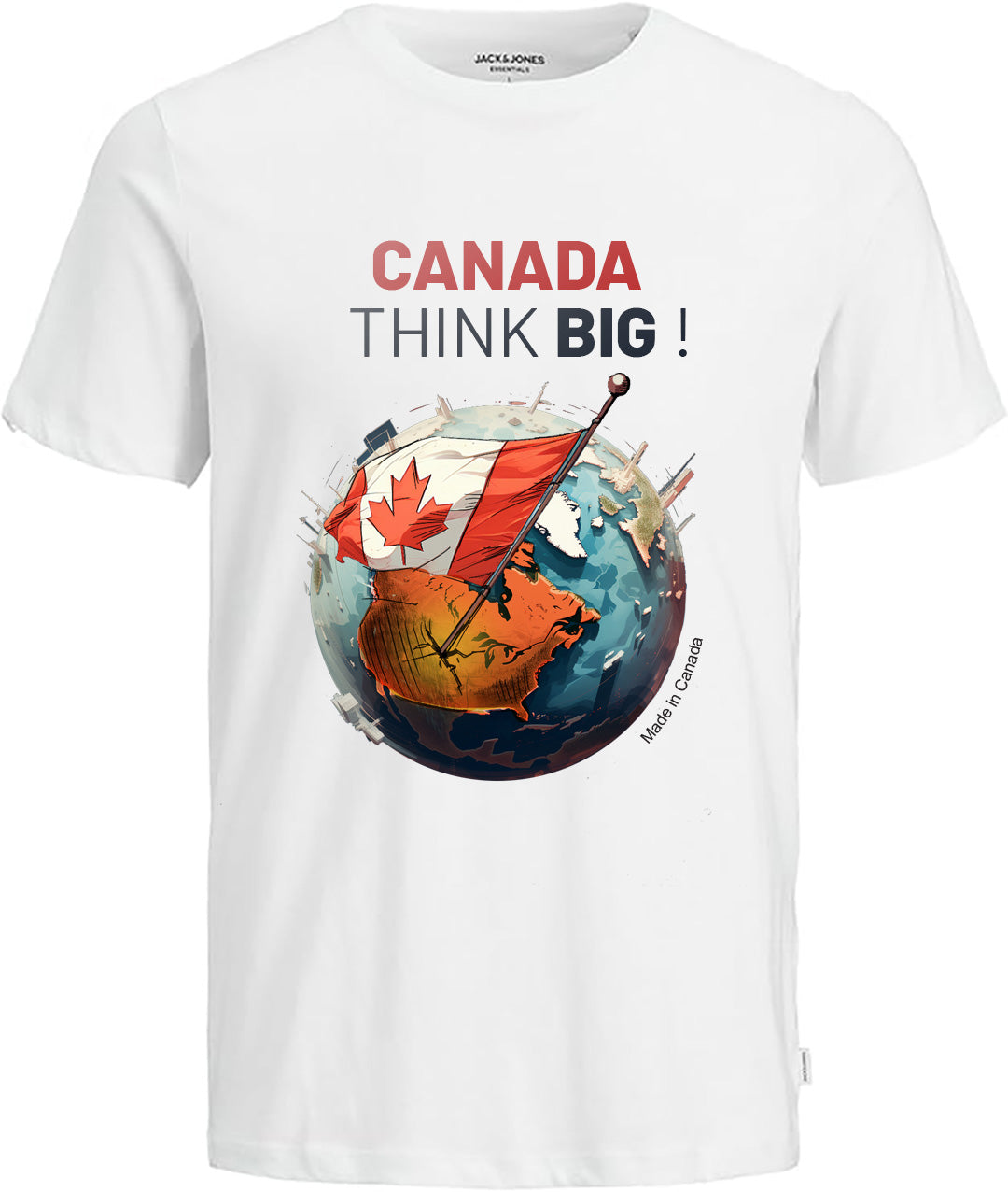 T-Shirt «Canada Think Big!» – Grand visuel – Homme – (Copie)